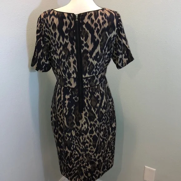 Ellie Tahari dress leopard print - Picture 2 of 8